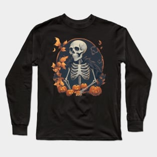 skeleton halloween Long Sleeve T-Shirt